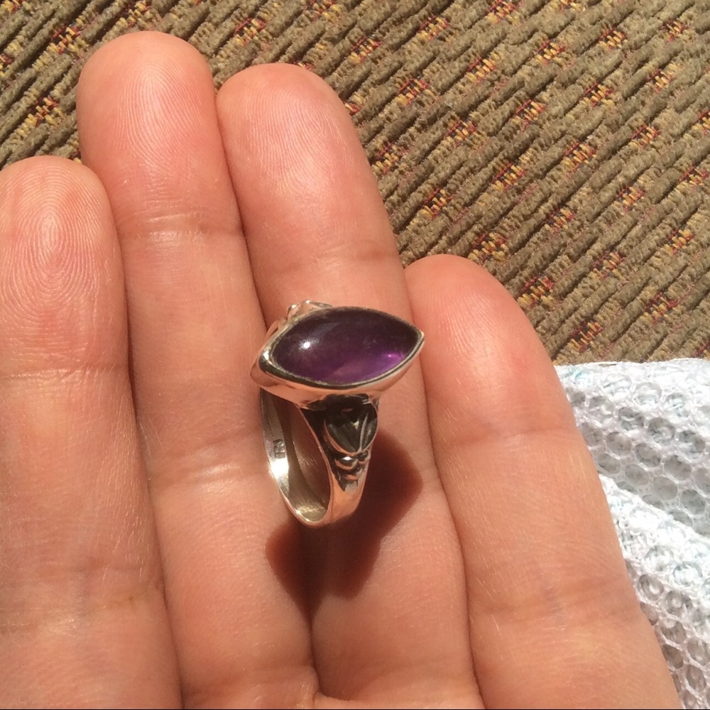 .925 Sterling Silver Amethyst